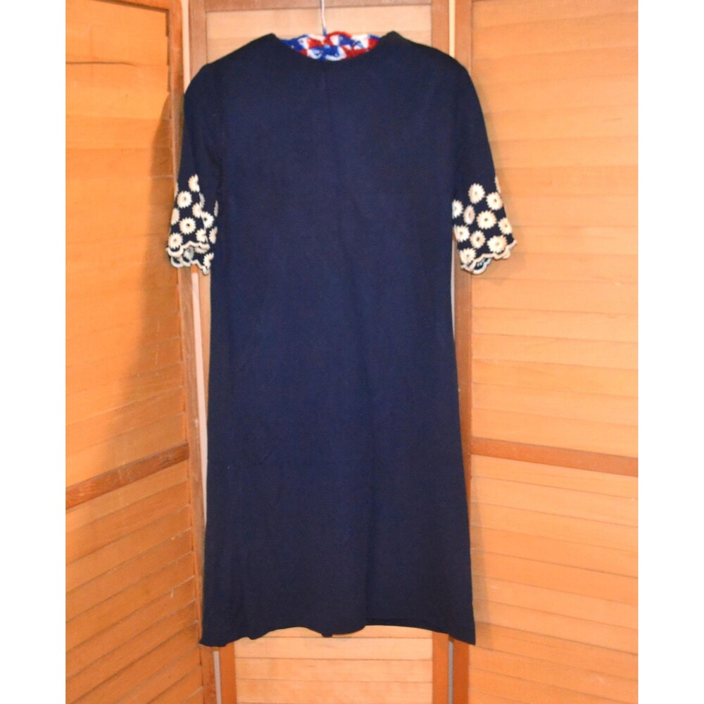 1950s Dress Navy with White Starbursts